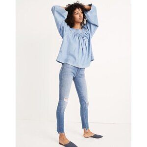 Madewell 9" High-Rise Skinny Jeans in Frankie Wash Size 23